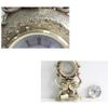 CLOCKZHJI Table Clock Mantle Clock,Mute,Desk Decoration Clock Living Room Mantel Clock Office Plastic view 3