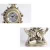 CLOCKZHJI Table Clock Mantle Clock,Mute,Desk Decoration Clock Living Room Mantel Clock Office Plastic view 4
