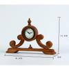CLOCKZHJI Table Clock Mantle Desk Clock,Mute,Desk Decoration Clock Living Room Mantel Clock Office view 3