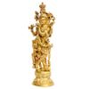 AONA Lord Murli Manohar Krishna Krishan Brass Statue Murti Gift & Home Dcor Big Size- Height 15 Inches view 2