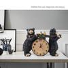 CLOCKZHJI Table Clock Mantle Desk Clock,Mute,Desk Decoration Clock Living Room Mantel Clock Office 18  27cm (Color : C) view 2