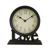 CLOCKZHJI Table Clock Mantle Desk Clock,Mute,Desk Decoration Clock Living Room Mantel Clock Office view 1