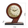 CLOCKZHJI Table Clock Mantle Desk Clock,Mute,Desk Decoration Clock Living Room Mantel Clock Office view 3