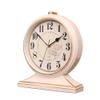 CLOCKZHJI Table Clock Mantle Desk Clock,Mute,Desk Decoration Clock Living Room Mantel Clock Office (Color : Brown) view 4