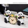 CLOCKZHJI Table Clock Mantle Desk Clock,Mute,Desk Decoration Clock Living Room Mantel Clock Office 18  27cm (Color : B) view 3