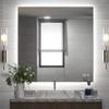 TETOTE 36 x 36 Inch LED Backlit Mirror with Light Bathroom,Anti-Fog,Dimmable,CRI90+,IP 54Water Proof,Vanity Mirror with Light,Wall Mounted,Horizontal/Vertical view 1