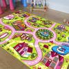 Champion Rugs Kids/Baby Room/Daycare/Classroom/Playroom Road Map Educational Learning & Game Play Mat Area Rug Carpet for Kids and Children Bedrooms and Playroom (8 Feet X 10 Feet) view 2
