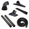 ALL PARTS ETC. Shop Vac Accessories 2 1/2 inch Attachments (2.5 Wet Dry Vac Accessories - Extension Wands, Floor Brush, Dust Brush, Crevice Tool, Utility Nozzle, and Hose Kit (7-Pack Attachments) view 1
