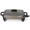 Presto Grey Ceramic 06856" Electric Skillet (16") and Presto Ceramic 22-inch 07062 Electric Griddle with removable handles, Black view 2