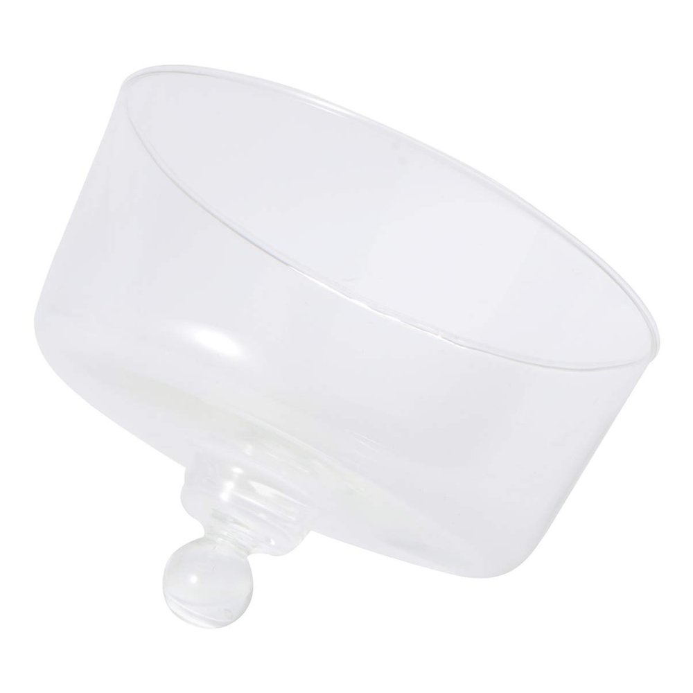 1Pc mini mini microwave Micro-wave oven tent display cover round cake pans round tray Glass Cover fruit Acrylic Candle snack dessert cake cover desk food protector covers