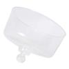 1Pc mini mini microwave Micro-wave oven tent display cover round cake pans round tray Glass Cover fruit Acrylic Candle snack dessert cake cover desk food protector covers view 1