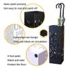 Umbrella Racks AYY Metal Umbrella Stand, Hollow Letter Umbrella Holder, Home Office Convenience Store Storage Bucket, Waterproof and Rust-Proof, White/Black, 18x18x55cm (Color : White) view 4