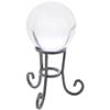 Bard's Dark Gray Wrought Iron Egg Stand/Holder, Scroll Leg, 2" Diameter, Pack of 6 view 2
