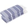 4 Pack Turkish Hand Towels for Bathroom - 100% Cotton Decorative Towels for Bathroom and Kitchen - Hand Towel Set of 4-18 x 40 inch (Navy Blue) view 1
