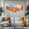 Bryce Canyon Wall Art Utah Landscape Wall Decor US Thor's Hammer Picture National Park Canvas Print Mountain Poster Painting Framed Home Living Room Decoration(60''Wx32''H) view 2
