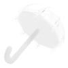 CHICIRIS 24 Pack Candy Boxes for Guests, Innovative Clear Umbrella Shape Candy Holder Bag Gift Box for Baby Shower Wedding Party Favors Decorations Supplies(White) view 2