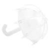 CHICIRIS 24 Pack Candy Boxes for Guests, Innovative Clear Umbrella Shape Candy Holder Bag Gift Box for Baby Shower Wedding Party Favors Decorations Supplies(White) view 3