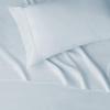 100% Cotton Sheets with Extra Long Staple Cotton, 800 Thread Count 4pc Full Light Blue Sheet Set -Deep Pocket Bedsheets -Fits Mattress 16'' Deep Pocket, Sateen Weave, Soft, Silky view 3