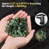 1.1lb Natural Green Jasper Crystal Chips-Healing Crystals Tumbled Chips, Green Jasper Crushed Crystal Gemstones for Crafts, Beautiful Package for Gift view 3
