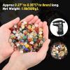 1.1lb Natural Multicolor Agate Crystal Tumbled Chips-Agate Healing Crystals Chips, Crushed Crystal Gemstones for Crafts, Beautiful Package for Gift (Multicolor Agate) view 3