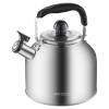 MAXCOOK 4.2 Quart/4L Stainless Steel Whistling Tea Kettle,Brushed Satin, Suitable to Boiling Water & Tea on Induction Stove, Gas Stove Top view 1
