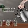 MAXCOOK 4.2 Quart/4L Stainless Steel Whistling Tea Kettle,Brushed Satin, Suitable to Boiling Water & Tea on Induction Stove, Gas Stove Top view 3