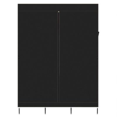 71" Portable Closet Wardrobe Clothes Rack Storage Organizer with Shelf Black Clothes Storage Organizer Closet ?for Home, Dorm, Garage etc. ?No-Tool Assembly