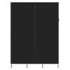 71" Portable Closet Wardrobe Clothes Rack Storage Organizer with Shelf Black Clothes Storage Organizer Closet ?for Home, Dorm, Garage etc. ?No-Tool Assembly view 1