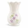 Belleek Classic Irish Flax Vase 4" H x 2.2" W, Handcrafted Fine Parian China Flower Vase, Irish Decor, White view 1