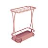 Umbrella Racks WXYZ Rectangular Hotel Umbrella Stand, Large Capacity Umbrella Storage Rack with 15 Holes and 8 Hooks, 60x24x44cm White Pink Green Black (Color : Pink) view 1