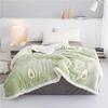 Autumn and Winter Soft Bedding and Quilt Blankets, Flannel Cashmere Composite Thermal Blankets, Warm Quilt Cover Blankets for Bed Sofas,D,150cm200cm view 1