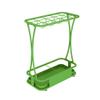 Umbrella Racks WXYZ Rectangular Hotel Umbrella Stand, Large Capacity Umbrella Storage Rack with 15 Holes and 8 Hooks, 60x24x44cm White Pink Green Black (Color : Green) view 1