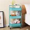 Multi-functional Cart: This utility cart can be used for easy storage and transportation as tools cart, serving cart, organization rack in kitchen, garage, bathroom, patio, courtyard, dining room, etc view 3