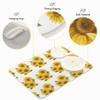 Absorbent Dish Drying Mat for Kitchen Counter - Yellow Sunflower Microfiber Drying Pad, Reversible Drainer Mats for Countertop, Large 18 x 24 inch view 4