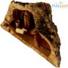 Holy Land Market Inspirational Bethlehem Olive Wood Nativity Scene - Unique Nativity Set Indoor with Hand-Carved Rustic Log Stable, Wooden Nativity Set, 5-8 Inches view 3