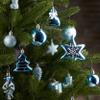 BRUBAKER 77-Piece Christmas Tree Ornaments - Shatterproof - Light Blue/Silver view 4