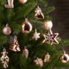 BRUBAKER 77-Piece Christmas Tree Ornaments - Shatterproof - Rose Gold/Silver view 4