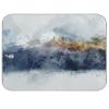 Absorbent Dish Drying Mat for Kitchen Counter - Black Watercolor Mountain Peak Microfiber Drying Pad, Reversible Drainer Mats for Countertop, Large 18 x 24 inch view 1