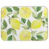 Absorbent Dish Drying Mat for Kitchen Counter - Yellow Lemon and Half Lemon Microfiber Drying Pad, Reversible Drainer Mats for Countertop, Large 18 x 24 inch view 1