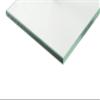 All Safe Glass 10" x 18" Rectangle Tempered Clear Floating Glass Shelf - Glass Only view 3
