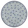 Polmedia Polish Pottery Dinner Plate - Dragonfly In The Sky Pattern Handmade in Boleslawiec Poland by Ceramika Artystyczna + Certificate of Authenticity view 1