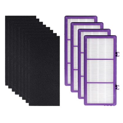 MaximalPower 4 True HEPA + 8 Pre Filter Compatible with Holmes AER1 Allergen Remover Filter, Replacement Parts # HAPF300AH-U4R, HAP242-NUC, Compatible with Holmes AER1 HAPF300/HAPF30