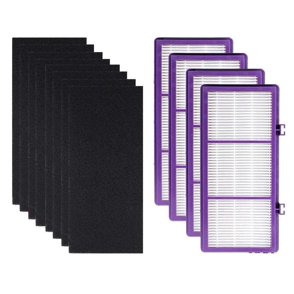 MaximalPower 4 True HEPA + 8 Pre Filter Compatible with Holmes AER1 Allergen Remover Filter, Replacement Parts # HAPF300AH-U4R, HAP242-NUC, Compatible with Holmes AER1 HAPF300/HAPF30