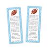 30 bookmarks sports baby shower favors personalized for boys view 1