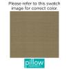 Pillow Perfect Monti Chino Solid Indoor/Outdoor Small Throw Pillow Plush Fill, Weather and Fade Resistant, Small Throw - 16.5" x 16.5", Tan, 2 Count view 4