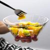 1000-1800ML Glass Bowl, Salad Mixing Bowl Cheese Bowl Fruit Bowl Transparent Bowl Thick Bowl Suitable for Microwave Ovens (Color : 1800ML) view 4
