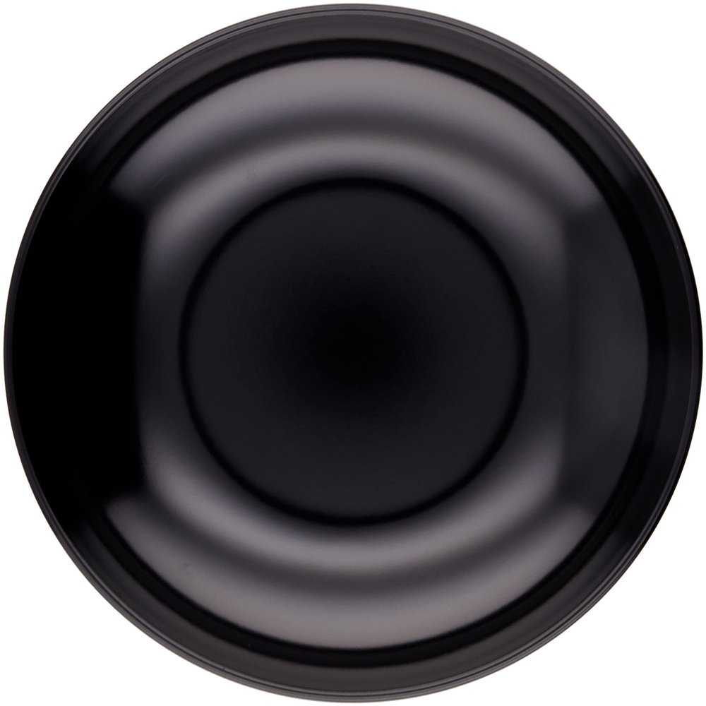 Nagao SP-33B Unbreakable Tableware, Round Plate, Plate, Black, 6.3 inches (16 cm), Made in Japan