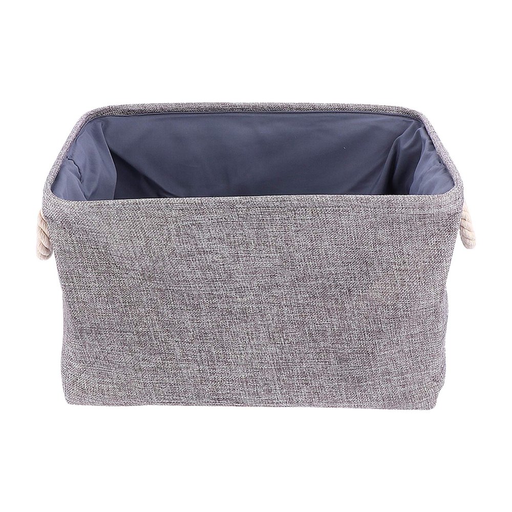 Cabilock Laundry Basket Lid Fabric Storage Bin Woven Basket for Bedroom Living Room