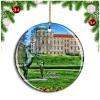 Weekino Celle Herzogschloss Castle Germany Christmas Ornament Xmas Tree Decoration Hanging Pendant Travel Souvenir Collection Double Sided Porcelain 2.85 Inch view 1