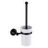 JF-XUAN Toilet Brush Holder Wall Mounted Bathroom Oil Rubbed Bronze Toilet WC Scrub Bath Cleaning Brush Holder Set Toilet Brush view 1